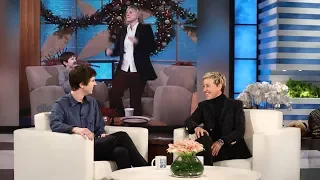 freddie highmore on the nasal party trick he retired
