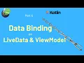 DataBinding on LiveData and ViewModel - DataBinding using LiveData and ViewModel example
