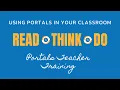 Portals Teacher Training Series Part 4