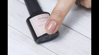 Gel Natural Nail Overlay with Luminary Nail System Tutorial
