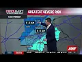 First Alert Forecast Strong Storms Cold Incoming