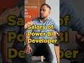 Salary Of Power BI Developer Power BI Salary In India