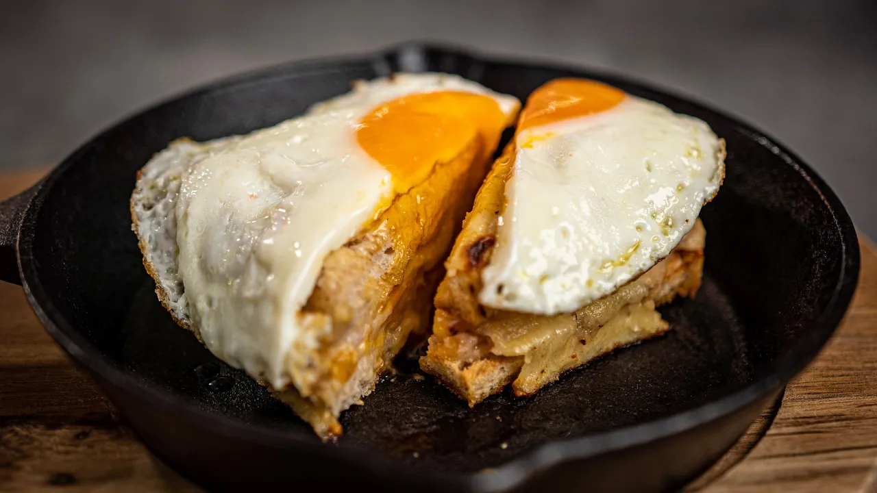 A melhor tosta mista do Mundo - Croque Madame