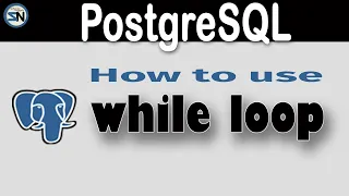 How to use the Postgresql WHILE LOOP with the keywords EXIT and CONTINUE