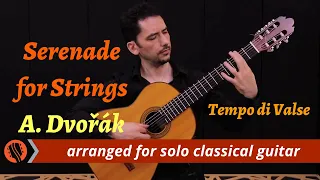 Download Serenade for Strings (Op. 22), Tempo di Valse by A. Dvořák, arranged by Emre Sabuncuoglu MP3