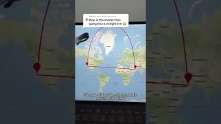 2D maps distort flight paths