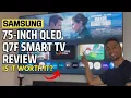 SAMSUNG Q7F 75 QLED Smart TV Review 2025 Vision AI Quantum R 4K Gaming Smart Features