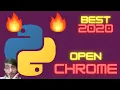 Python Automation Tutorial to Open Chrome Browser Automatically Using WebBrowser Library