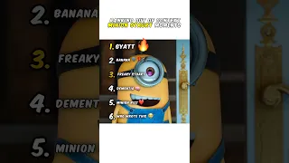 Ranking Minion Stuart Moments