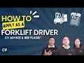 How To Apply as a Forklift Driver - Resume Tips and Tricks from Industry Experts