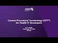 Current Procedural Terminology CPT for Health IT Developers