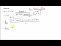 Finding a Derivative Using the Definition of a Derivative Example 2