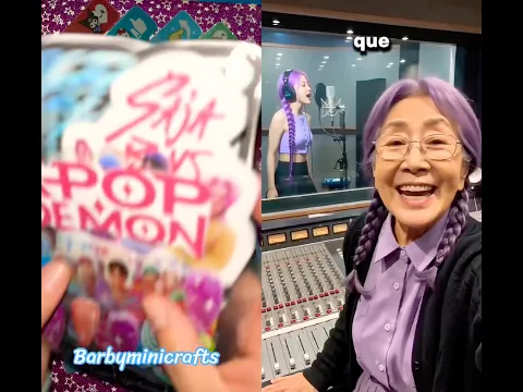 🎤SU ABUELITA LA AYUDA A SER LA MEJOR 😍 #funny #craft #viral #story #diy#hechoamano
