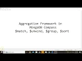 Aggregation in MongoDB Compass unwind match group