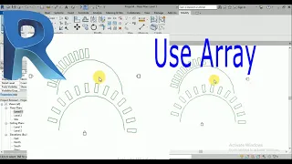 how to use array in revit