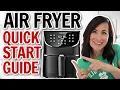 New Air Fryer DO THIS FIRST AIR FRYER QUICK START Guide