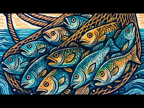 Image depicting St. Peter and the miraculous draft of fishes. video