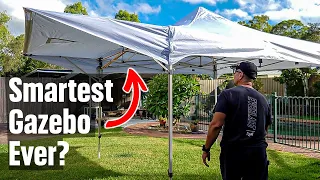 OZtrail Commercial Deluxe 3 0 Flexi Shade Gazebo Review 2 Smart Features