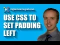 How To Use CSS padding-left