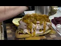 Eric Taliercio creates The Blessing Thanksgiving sandwich at Taliercio s Ultimate Gourmet