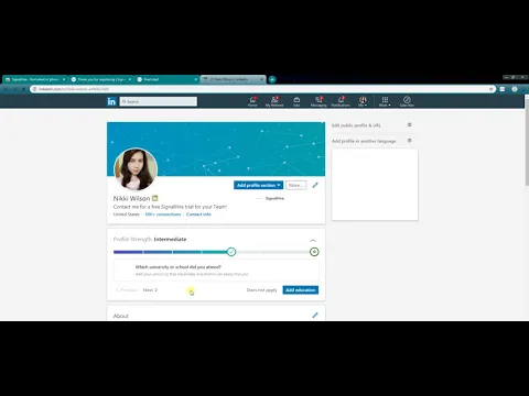 How To Extract Emails From LinkedIn by using SignalHire LinkedIn email finder Chrome extension