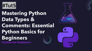 Mastering Python Data Types Comments Essential Python Basics for Beginners