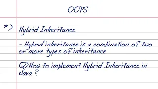 Hybrid Inheritance in Java
