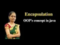 Encapsulation in java in Hindi OOP in java placement java course free java course