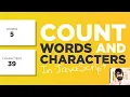 54 Word Character Counter Using HTML CSS JAVASCRIPT