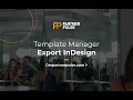 MX Template Manager - 5 Export the InDesign with the MX Script