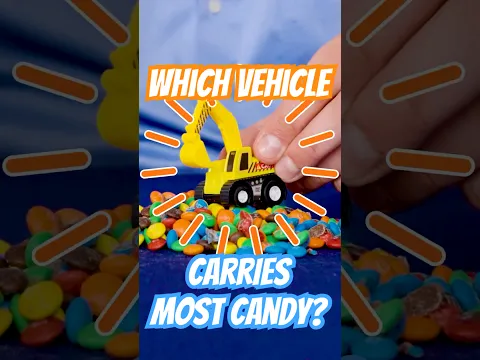 What Vehicle Carries the MOST Candy? 🍬 Toy Vehicle Challenge!