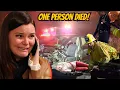 HORROR ON THE ROAD Katie caused a horrific traffic accident one person died B B SHOCK