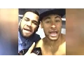 Neymar and Dani Alves Singing El Perdón | Esto no Me Gusta Nicky Jam | 2015