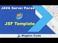 Learn JSF Template JSF Tutorial Part 43
