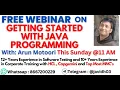 Webinar - Getting Started with Java Programming