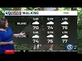 FORECAST A showery humid start to the new week