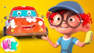 Pranje Auta! 🚗🧼 Pljus, Pljas! 🚘 Decije Pesme | HeyKids na Srpskom