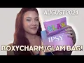 AUGUST 2024 BOXYCHARM IPSY GLAM BAG Unboxing Swatches