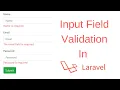 How To Make Input Field Validation In Laravel 9 Tutorial