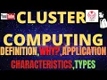 Cluster Computing Cluster types Advantages of cluster computing and application
