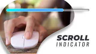 How to Create Scroll Progress Indicator in Html CSS and JavaScript 2021 Scroll Progress Indicator