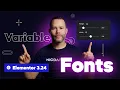 How to Use Variable Fonts in Elementor Complete Tutorial