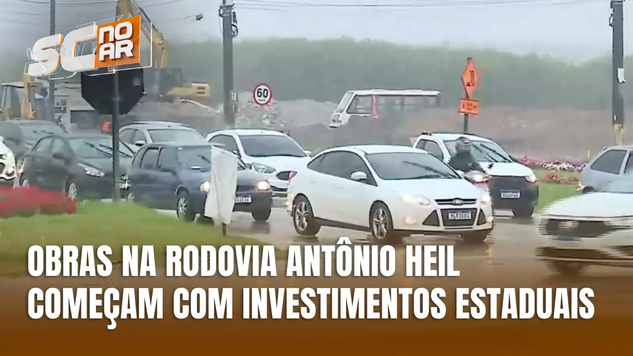 Obras iniciam na Rodovia Antônio Heil, ligando Itajaí à BR-101