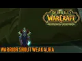 WoW TBC Classic Warrior Shout Weakaura Both Commanding Battleshout