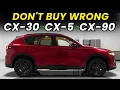 Mazda CX 30 vs CX 5 vs CX 90 Which One Should You ACTUALLY Buy