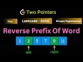 Reverse Prefix of Word Detailed Solution Leetcode 2000 codeplusmath