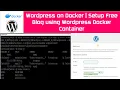 WordPress On Docker MySQL WordPress Docker Docker Wordpress Local Development