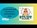 Master Java Constructors Overloading Complete Guide for Beginners