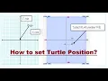 class 7th ICT How to set Turtle position TurtleArt X and Y coordinates