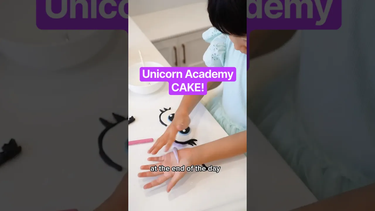 Unicorn academy cake!